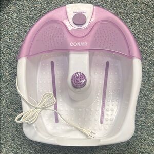 Conair Purple and White Foot Spa